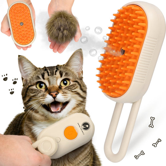 Nupetto Kattenborstel - Hondenborstel - Stoom - Makkelijk schoon te maken